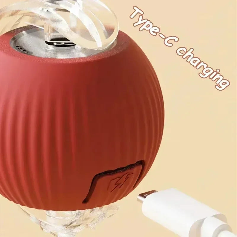 Automatic Rolling Ball Interactive Ball Cat Toys Pet Supplies Electric Dog Training Cat Teaser simulated Rat Rechargeable