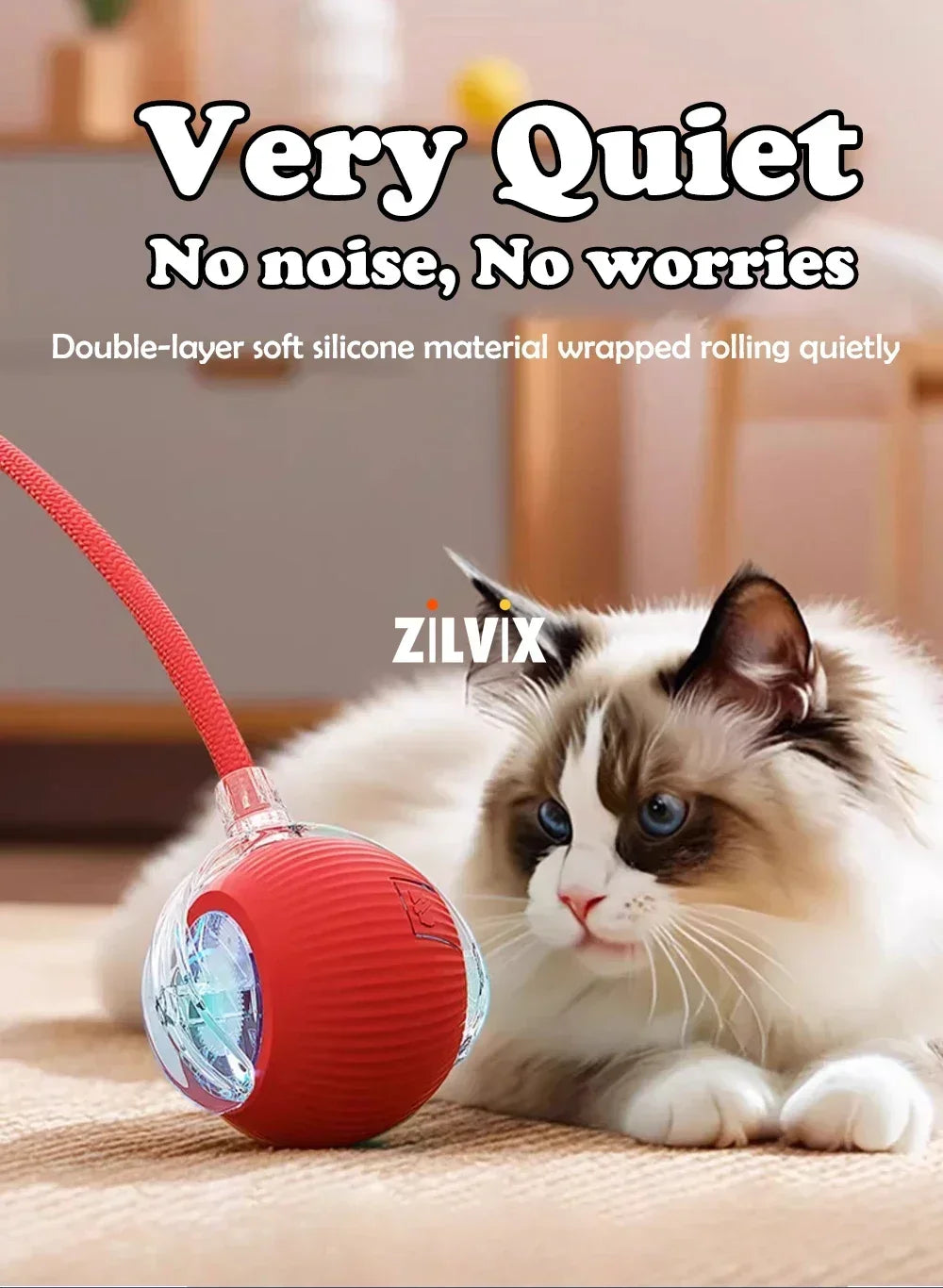 Automatic Rolling Ball Interactive Ball Cat Toys Pet Supplies Electric Dog Training Cat Teaser simulated Rat Rechargeable