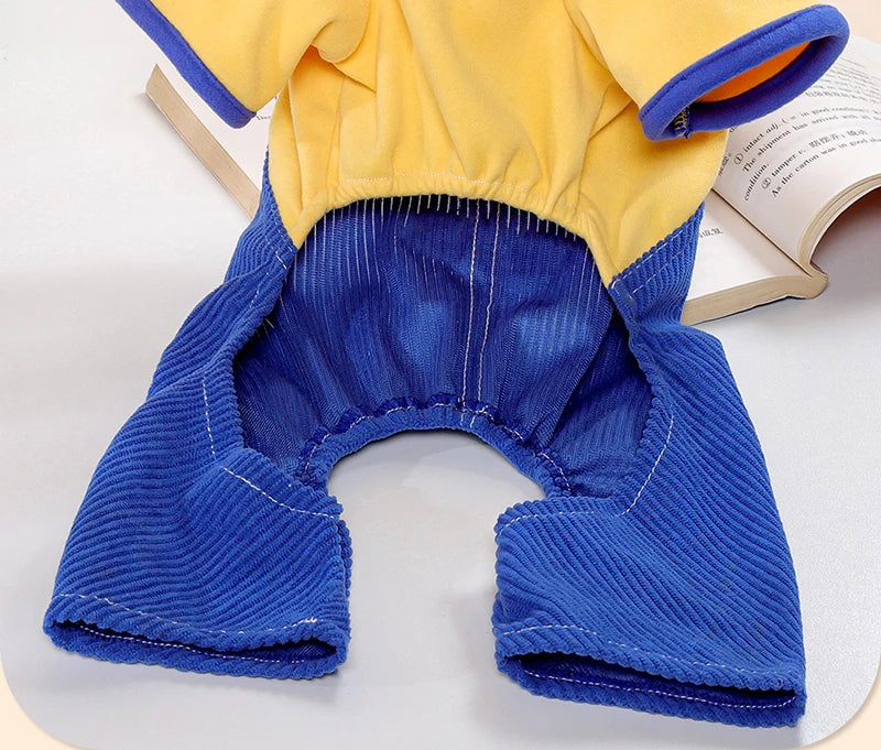 Dog Jumpsuit Hoodies Rompers Soft Cotton Puppy Onesie & Dog Overalls for Small Medium Dogs Spring Clothes Pet Coat Outfit