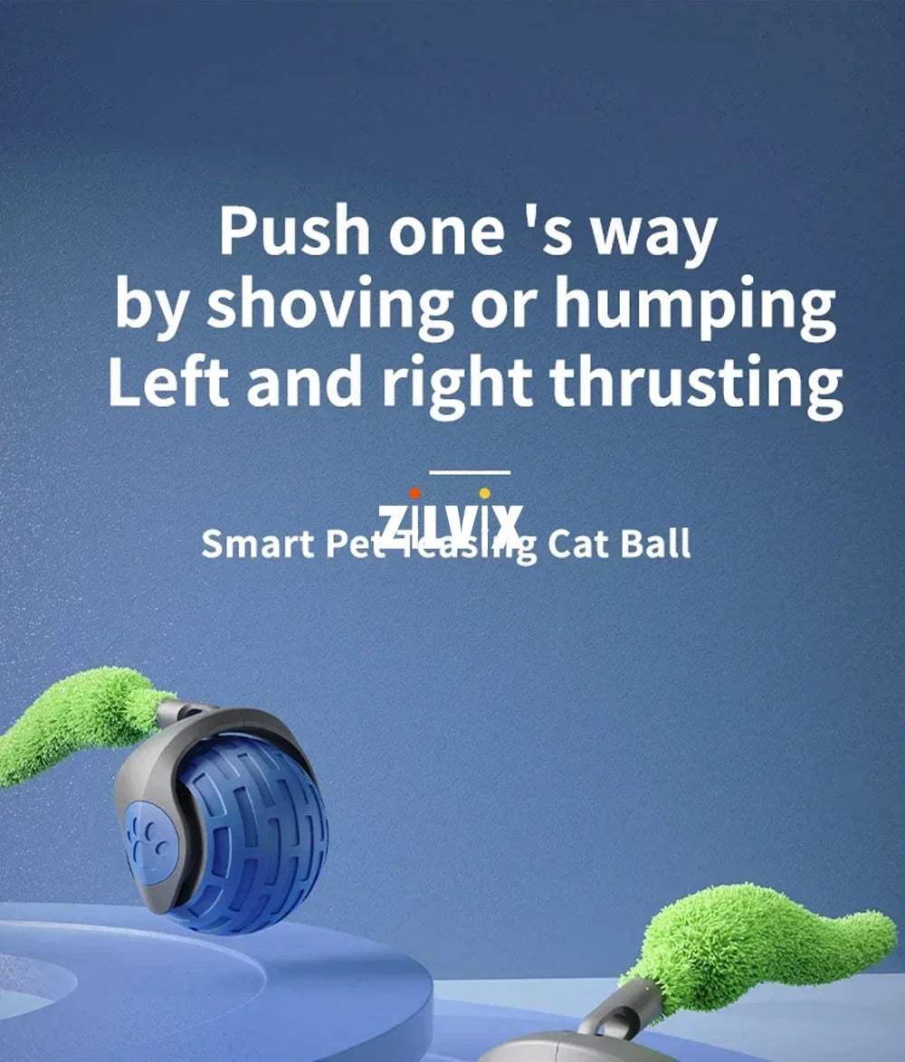 Automatic Rolling Ball Interactive Ball Cat Toys Pet Supplies Electric Dog Training Cat Teaser simulated Rat Rechargeable