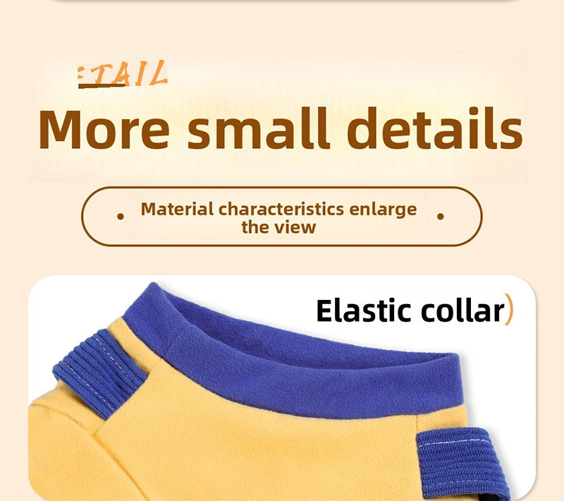 Dog Jumpsuit Hoodies Rompers Soft Cotton Puppy Onesie & Dog Overalls for Small Medium Dogs Spring Clothes Pet Coat Outfit