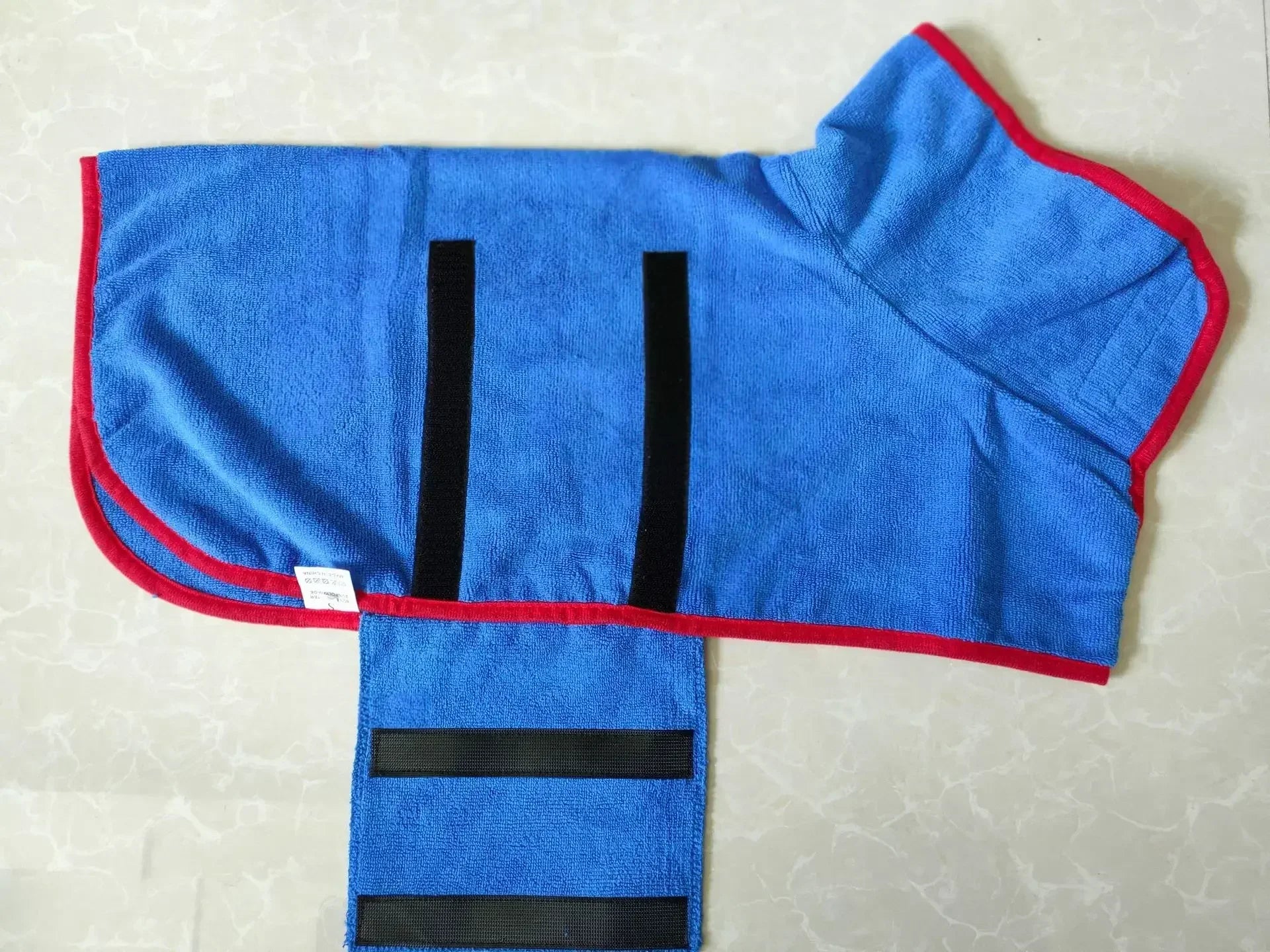 1pc Pet Bathrobe Fast Drying Towel Microfiber Absorbent Soft Bath Robe Adjustable Towel Grooming Coat for Small Medium Large Dog