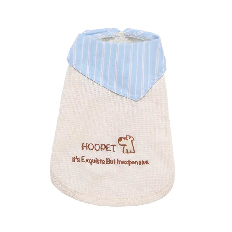 Teddy Dog Tank Top Thin Summer Clothes Pet Dog Jacket Overalls Small Dog Pet Clothing Coat Puppy Clothes for Small Dogs