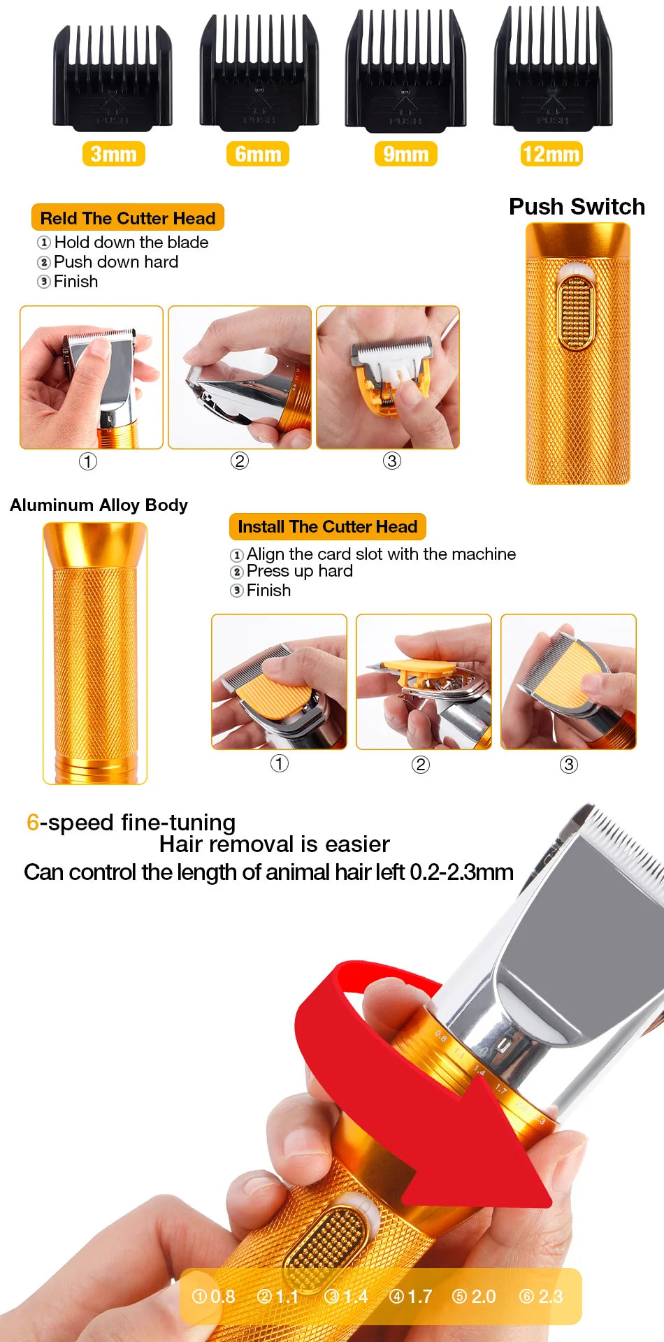 Pet Hair Clippers & Trimmers