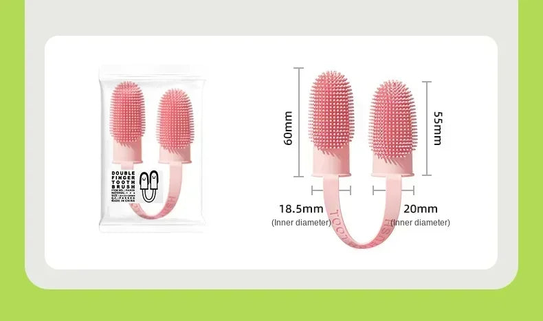 Super Soft Pet Dog Finger Toothbrush Teeth Cleaning Bad Breath Care Nontoxic Silicone Tooth Brush Tool Dog Cat Cleaning Supplies