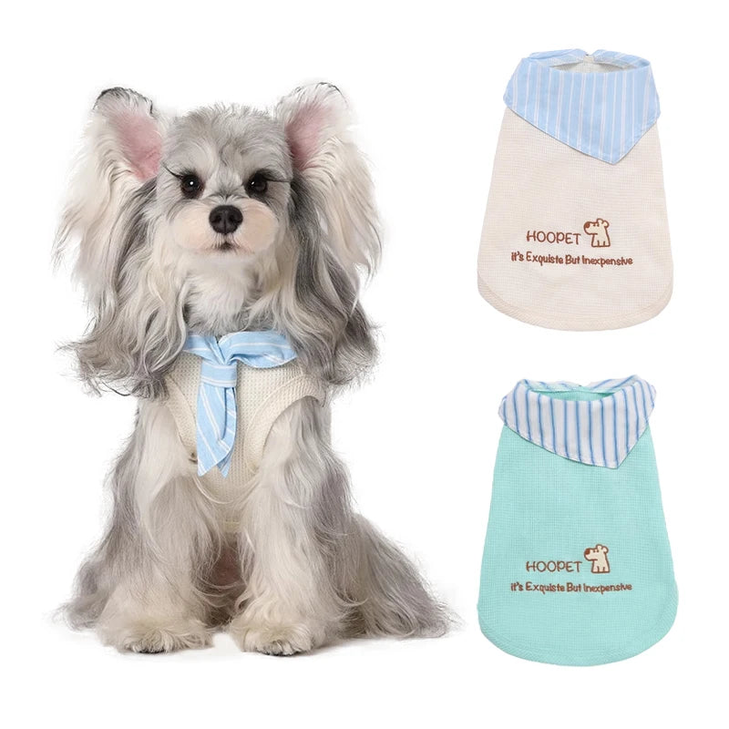 Teddy Dog Tank Top Thin Summer Clothes Pet Dog Jacket Overalls Small Dog Pet Clothing Coat Puppy Clothes for Small Dogs