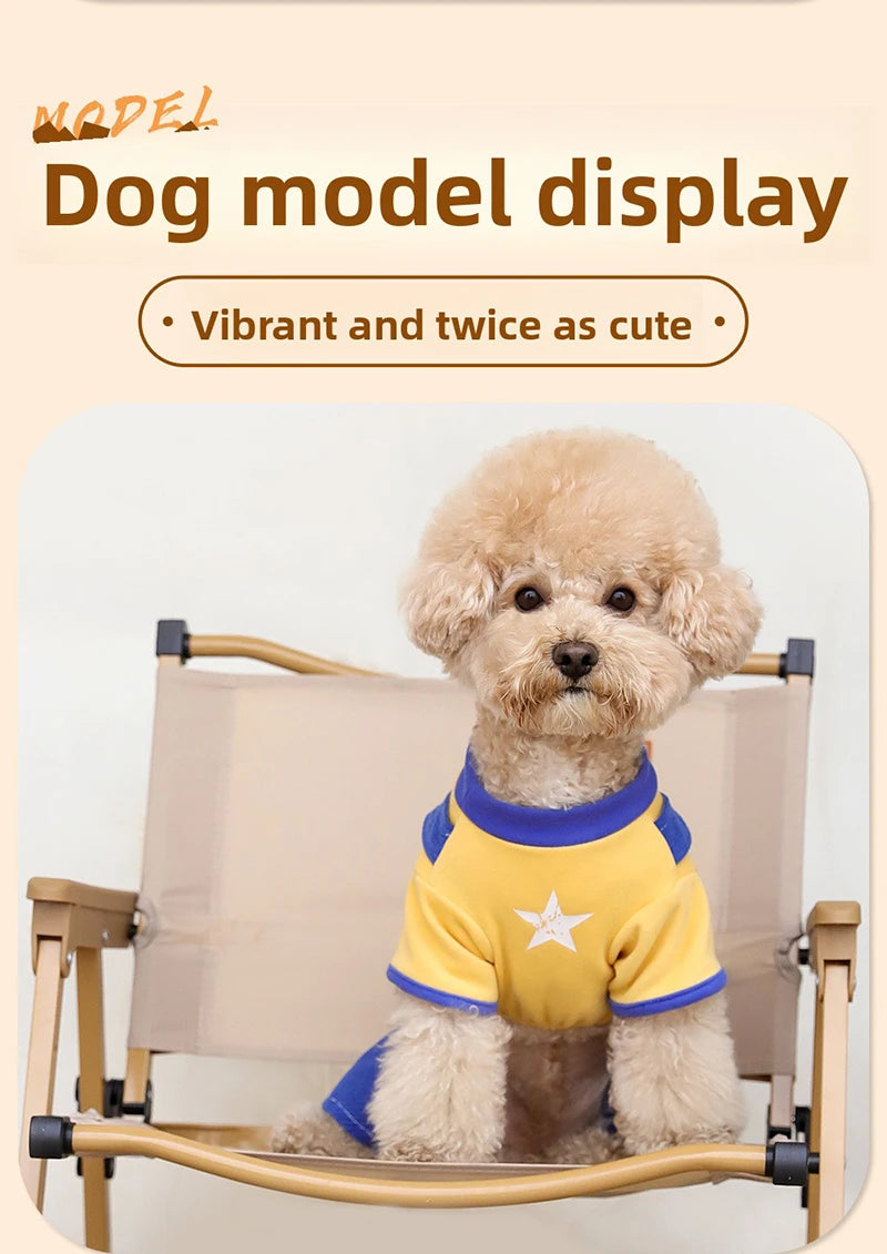 Dog Jumpsuit Hoodies Rompers Soft Cotton Puppy Onesie & Dog Overalls for Small Medium Dogs Spring Clothes Pet Coat Outfit
